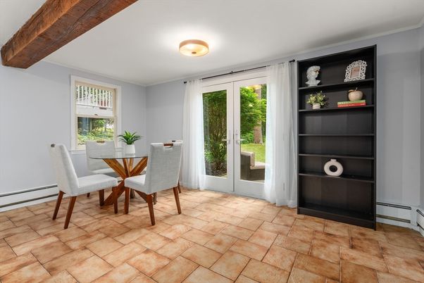 Dining room, Interior, Wooden Beams