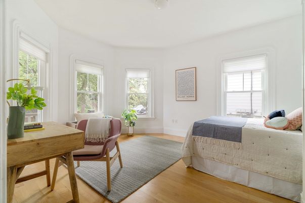 Bedroom, Home Office, Interior, Wood Texture Flooring