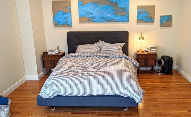 Bedroom, Interior, Wood Texture Flooring