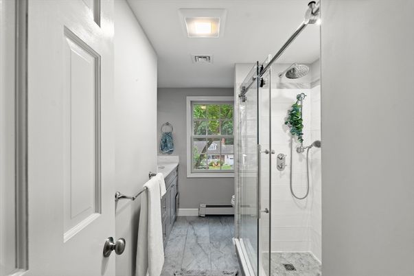 Bathroom, Glass Shower, Interior