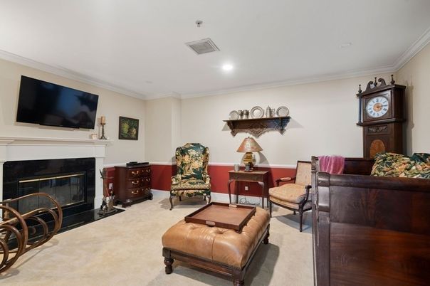 Fireplace, Interior, Recessed Lighting