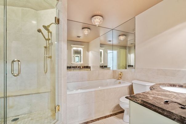 Bathroom, Glass Shower, Interior