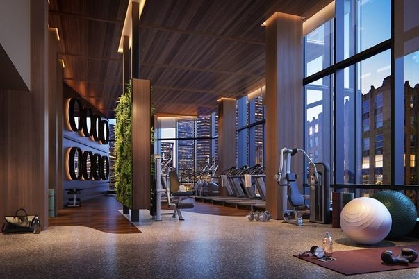 Fitness Equipment, Gym, Interior