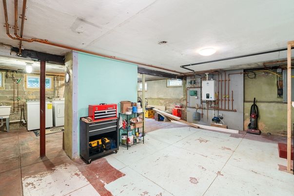 Fireplace, Interior, Washer