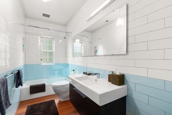 Bathroom, Interior, Wood Texture Flooring