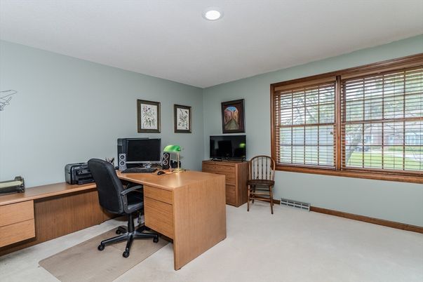Home Office, Interior, Recessed Lighting