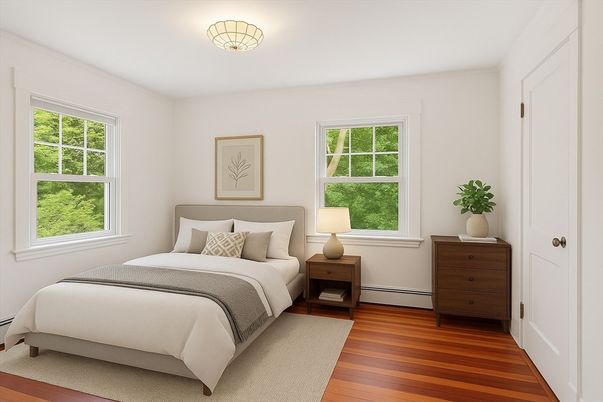 Bedroom, Interior, Wood Texture Flooring
