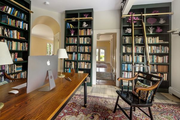 Home Office, Interior, Wood Texture Flooring