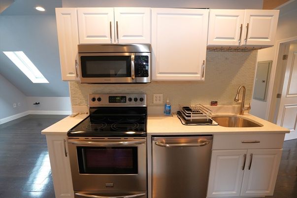Interior, Kitchen, Recessed Lighting, Stainless Steel Appliances