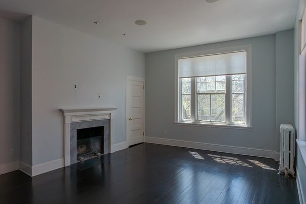 Empty room, Fireplace, Interior, Wood Texture Flooring