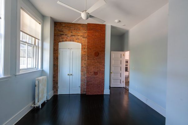Interior, Stone Walls, Wood Texture Flooring