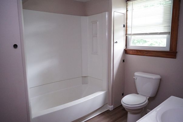 Bathroom, Interior, Wood Texture Flooring