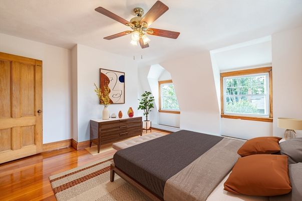 Bedroom, Interior, Wood Texture Flooring
