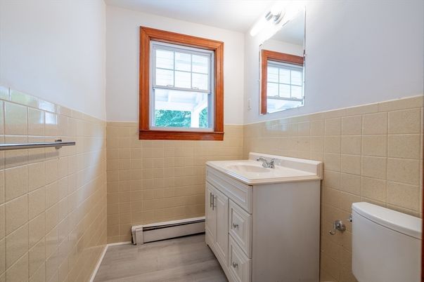 Bathroom, Interior, Wood Texture Flooring