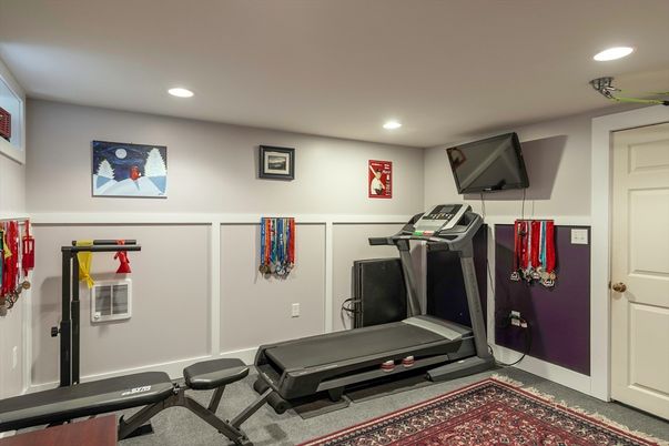 Fitness Equipment, Interior, Recessed Lighting