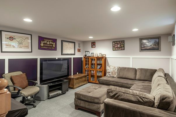 Interior, Living room, Recessed Lighting