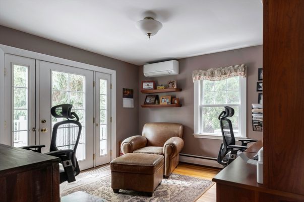 Home Office, Interior, Wood Texture Flooring