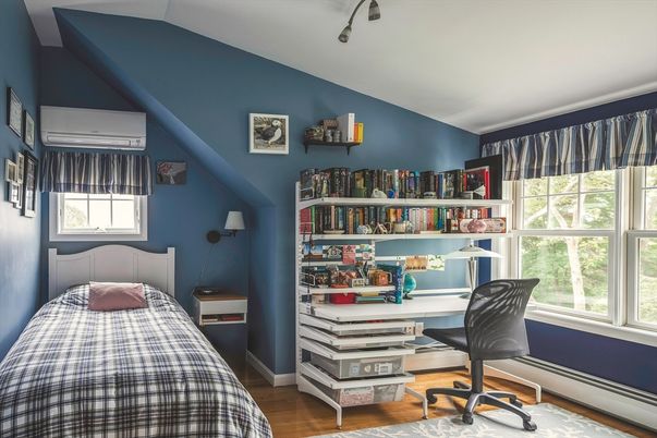 Bedroom, Home Office, Interior, Wood Texture Flooring