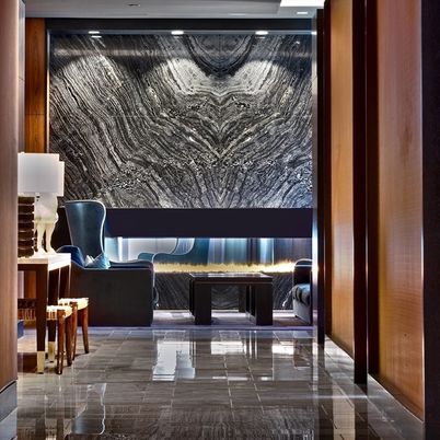 Interior, Marble, Recessed Lighting