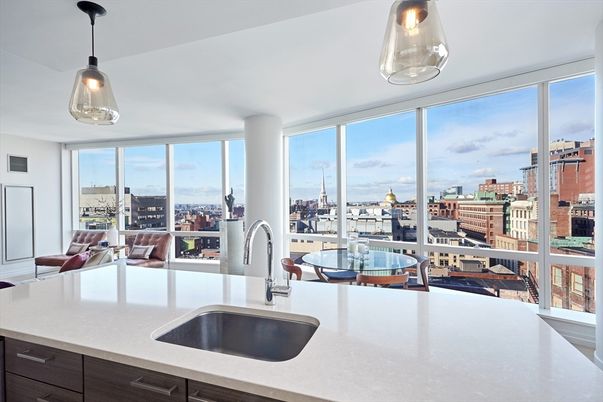 Interior, Kitchen, Pendant Lights, Water