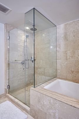 Bathroom, Glass Shower, Interior