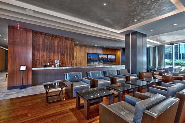 Interior, Living room, Recessed Lighting, Wood Texture Flooring, Wooden Walls