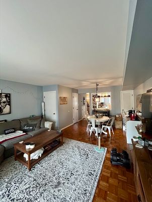 Dining room, Interior, Living room, Pendant Lights, Wood Texture Flooring