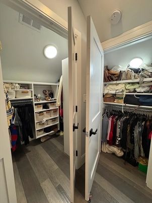 Interior, Recessed Lighting, Walk-in Closets, Wood Texture Flooring