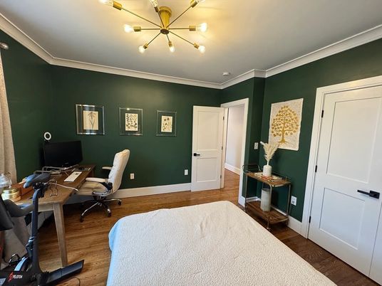 Home Office, Interior, Wood Texture Flooring