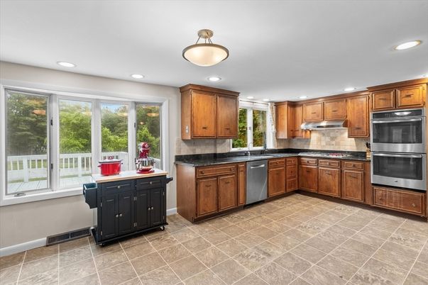 Interior, Kitchen, Recessed Lighting, Stainless Steel Appliances