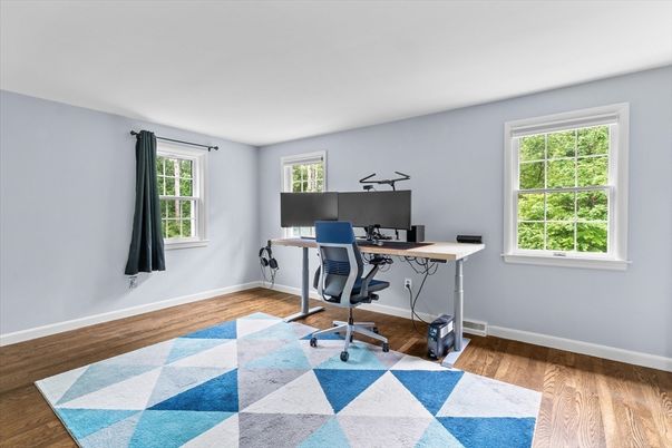 Home Office, Interior, Wood Texture Flooring