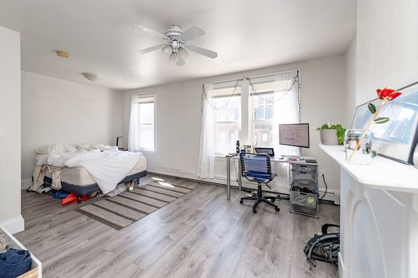 Bedroom, Home Office, Interior, Wood Texture Flooring