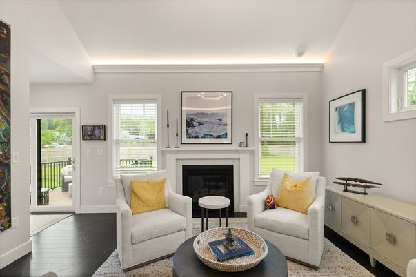 Fireplace, Interior, Living room, Wood Texture Flooring