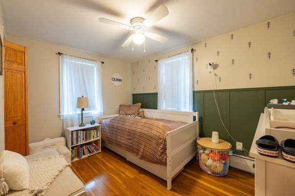Bedroom, Interior, Wood Texture Flooring