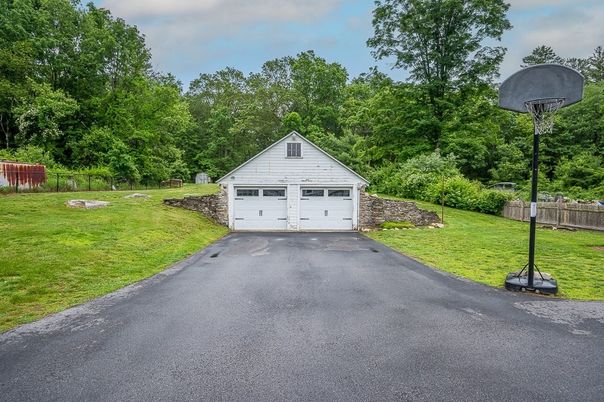 Backyard, Detached Garage, Exterior