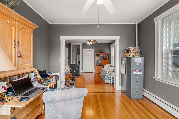 Home Office, Interior, Wood Texture Flooring