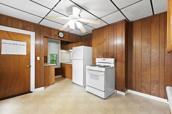 Interior, Kitchen, Wooden Walls