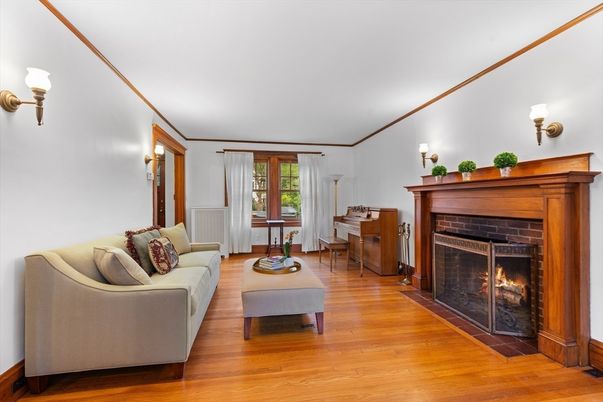 Fireplace, Interior, Living room, Wood Texture Flooring