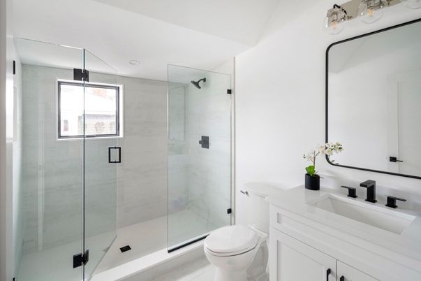 Bathroom, Glass Shower, Interior