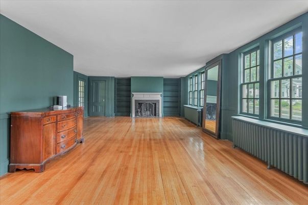 Fireplace, Interior, Wood Texture Flooring
