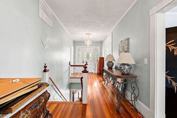 Chandelier, Interior, Wood Texture Flooring