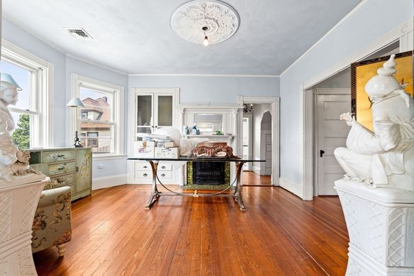 Home Office, Interior, Wood Texture Flooring