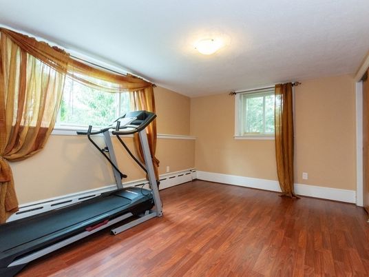 Fitness Equipment, Interior, Wood Texture Flooring