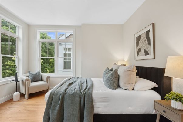 Bedroom, Interior, Wood Texture Flooring