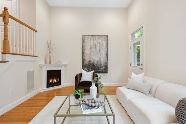Fireplace, Interior, Living room, Wood Texture Flooring