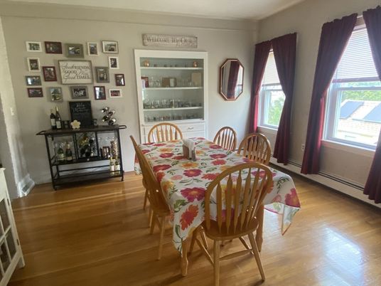 Dining room, Interior, Wood Texture Flooring
