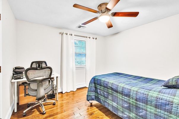 Bedroom, Home Office, Interior, Wood Texture Flooring