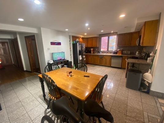 Dining room, Interior, Kitchen, Recessed Lighting