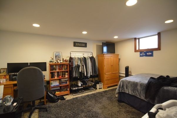 Home Office, Interior, Recessed Lighting