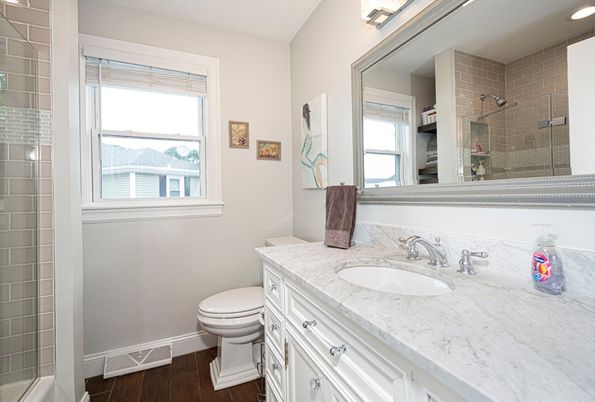 Bathroom, Interior, Wood Texture Flooring